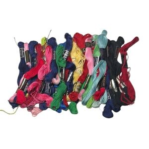 Vintage Multicolor Embroidery Floss Collection